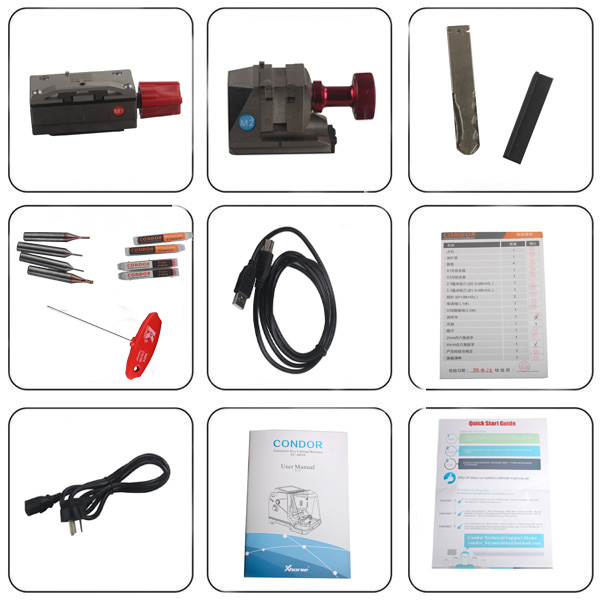 Computerized Vehicle Key Cutting Machine , Xhorse Key Machine For VVDI PROG Programmer