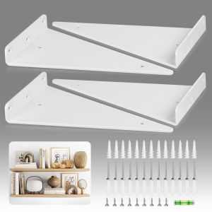 Sturdy Gold Floating Shelves Bracket Shelf Triangular Bracket for Heavy Duty