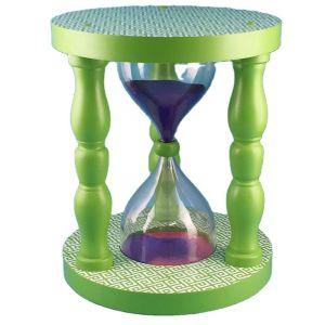Home Decor Time Out Sand Timer 60 Minutes Wooden Hourglass Stool