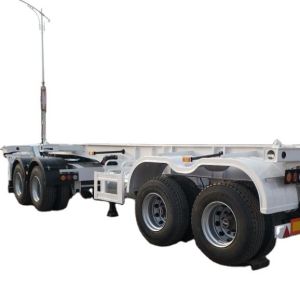 Wholesale 13000X2500X3090 mm Steel 3 Axles Bi-Train Tandem Semi Trailer for Container Loading from china suppliers