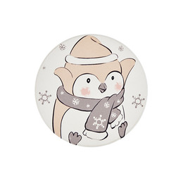 Customized Logo Round Coasters Cork Base for Bar Drink Home Deco with Gold Rim