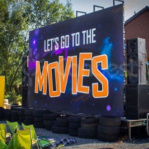 Full Color P3.91 4500nits 3840HZ Rental LED Display Die Cast Aluminum