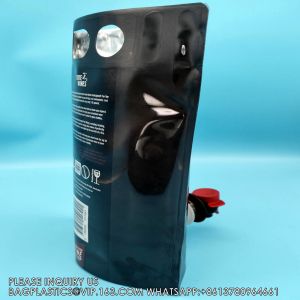 Custom Stand Up Pouch Bag Liquid 1.5L Wine Pouch Aluminum Foil Stand Up Pouch