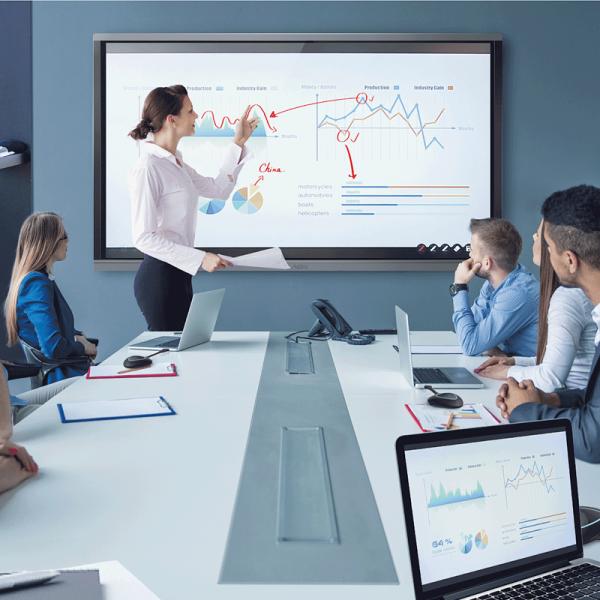 Quality All-In-One Interactive Whiteboard Conference Tablet for Screen Conference Teaching Advertising Smart Touch Multimedia Design for sale