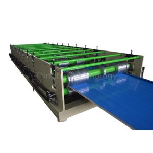Manual Corrugated Wall Panel and Roof Panel Roll Forming Machine Process