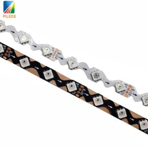 Zigzag S Shape Bendable WS2815 LED PIXEL RGB LED Strip Work With Silicone Tube