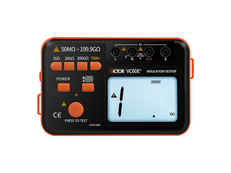 Digital 5000V High Voltage Insulation Tester With Multimeter / Analog