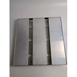 Non Stick 1.5mm 3 Strapped Flat Tray Aluminized Steel Baking Pans