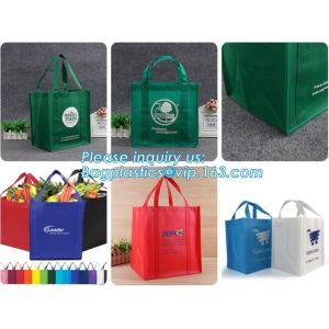 High Quality Custom Printing Recyclable Laminated PP Non Woven Bag, Customized