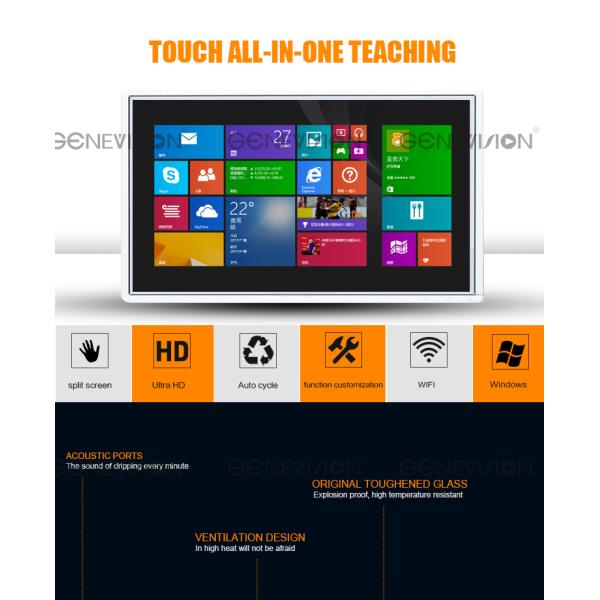 Windows 10 Wall Mount 65 Inch Touch Screen Whiteboard