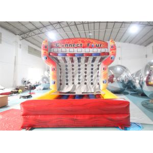Giant Party Rental Inflatable Connect 4 Basketball Game Target Shooting