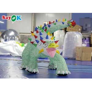 1.8x1.2mH Inflatable Ankylosaurus Cartoon Model For Advertising