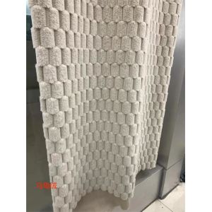 Orange Peach Fluffy Fabric Material For Plushies