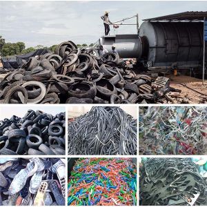 Buy cheap Fully Automatic Continuous Waste Plastic Tyre Pyrolysis To Oil Extracting from wholesalers
