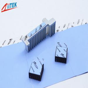 Wholesale 5.0mmT Electrically Isolating Heat Sink Pad Blue Silicone Rubber For Notebook from china suppliers