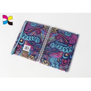 Professional Stationery Hardcover PU Spiral Notebook Printing With Elastic Band