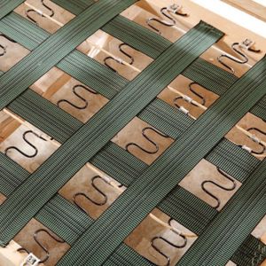 Black Zigzag Spring For Home Furniture With Customized Arc Height 16-35mm Width