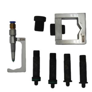 Universal Diesel Common Rail Injector Clamp Fuel Nozzle Oil Inlet Connector