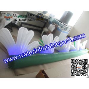 Giant Flower Inflatable Decoration With LED , Inflatable Flower Chain Decoration