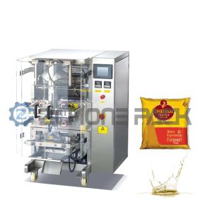 Stainless Steel Automatic Vertical Packing Machinery Low Power Consumption