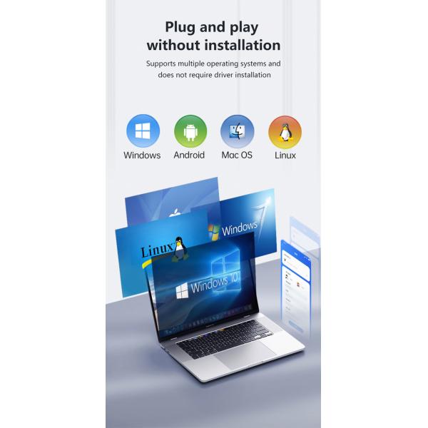 Additional Features 9 in 1 USB-C Docking Station with User Manual and Compact Design Included