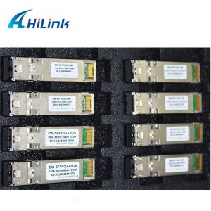 10G DWDM SFP Transceiver Module Data Rate 10G 80km Distance 23db DDM Fiber Optic