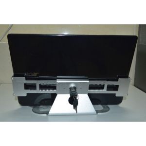 Wholesale COMER laptop mechanical security floor display frame for mobile shop from china suppliers