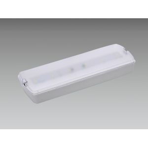 IP42 Waterproof Emergency Light Fixture ABS Recessed Surface Wall Recessed