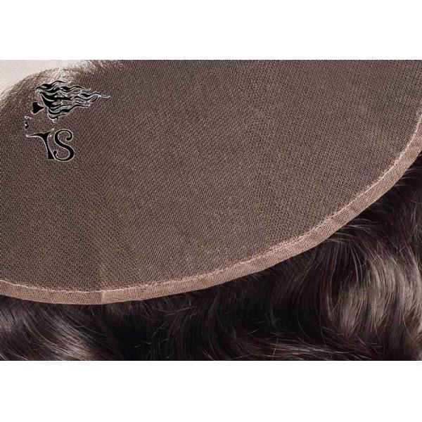 Hand Crafted Ear To Ear Lace Front Closure , Brazilian Lace Frontal Pieces 13x4
