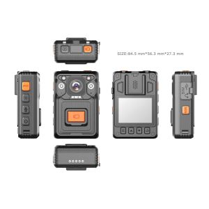 WCDMA 3200mAH Waterproof Worn Cameras 140 Degree EIS Onvif 1080P