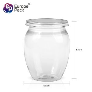 Eco-friendly PET round ice cream cups plastic dessert cups with lids Ice cream