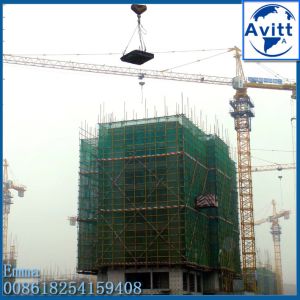 6t Load Capacity Hammer Head Tower Crane Types Of QTZ63-5013 Model