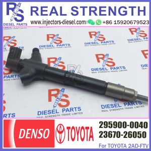 Diesel Common Rail Fuel Injector 295900-0040 23670-26050 For Toyota RAV4 2AD-FHV