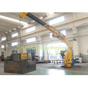 Foldable Telescoping Boom Crane 2T 6M Easy Maintenance Running Smoothly