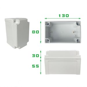 TY-659555 95 Size Electrical Connection Box ABS Plastic Project IP66 Junction