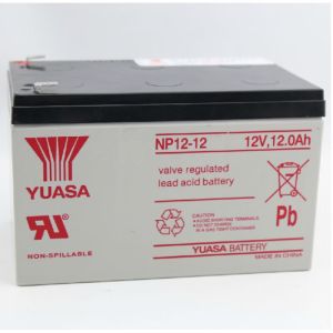 Durable Yuasa Lead Acid Battery NP12-1212V12AH for Emergency Power and
