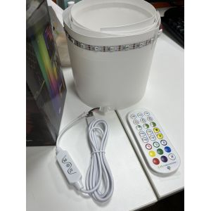 WiFi App Controlled Corner Floor Light with Dimmable Rainbow LED and Sound