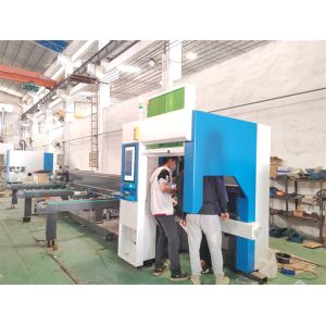 Gantry Type CNC Laser Pipe Cutter With Schneider Servo Motor