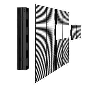 Lightweight Outdoor Transparent LED Display , High Brightness Clear LED Screen