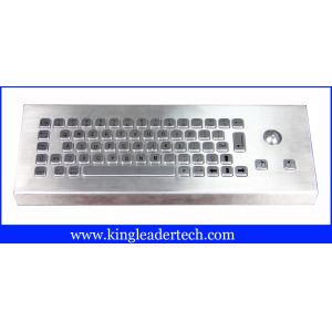 USB Interface Desktop Rugged Keyboard Trackball With 65 Keys