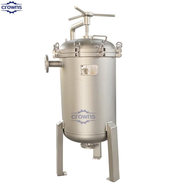 Manufacture Quick-opening Flange Bag Filter Housing Stainless Steel Water Flow Filter Press Machine