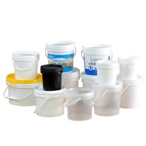 Customized Logo Round 1L to 50L Large Recycled Plastic PP Bucket for Water