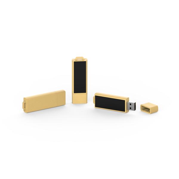 Straw And Plastic 128gb Flash Drives , Recyclable Materials Usb 2.0 Memory Stick