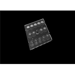 Ultra Wide Light Distribution LED Lens Array 14 In 1 Type 5 For Parking Lighting