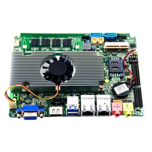 Broadwell-U i3 i5 i7 Industrial PC Mainboard 3.5 Inch BGA1168 Onboard DDR3L 6COM