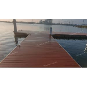 China Marine Aluminum Floating Dock Stable Movable Boating Floating Pontoon Jetty on sale