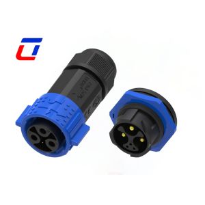 China Waterproof Connector  M25 3+3 Pin IP67 15A Male Female  Quick Lock Plug Socket on sale