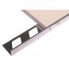 L Shape Aluminium Straight Edge Tile Trim With Anodized Polished Silver for sale