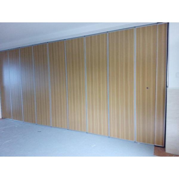 4m Height Operable Acoustic Sliding Partition Walls MDF Board + Aluminium Material