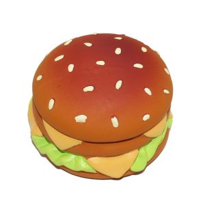 7cm Hamburger Fries Fluffy Squeaky Toy Ball Eco Friendly